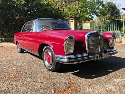 Mercedes-Benz 220 2.2 220 SEB COUPE Coupe Petrol Red/black at Classic Cars of Wirral Ltd Birkenhead