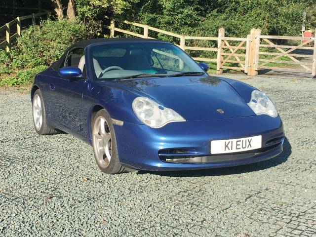 Porsche 911 3.6 996 Carrera 2 Cabriolet 2dr Convertible Petrol Blue